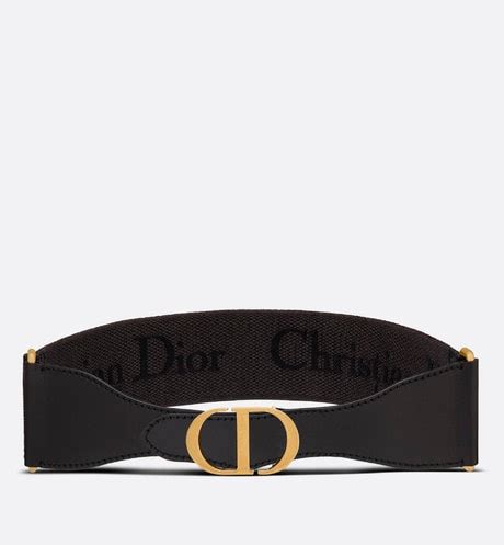 Cinturones Dior Negro talla 80 cm de en Cuero .